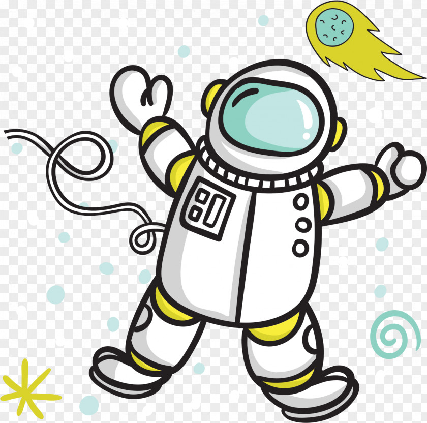 Astronaut Clip Art Cartoon Image PNG