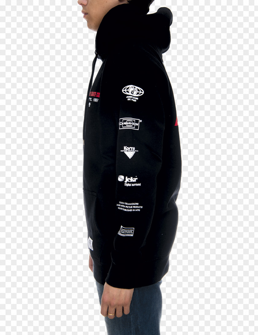 Black Hoodie T-shirt Clothing Sleeve PNG