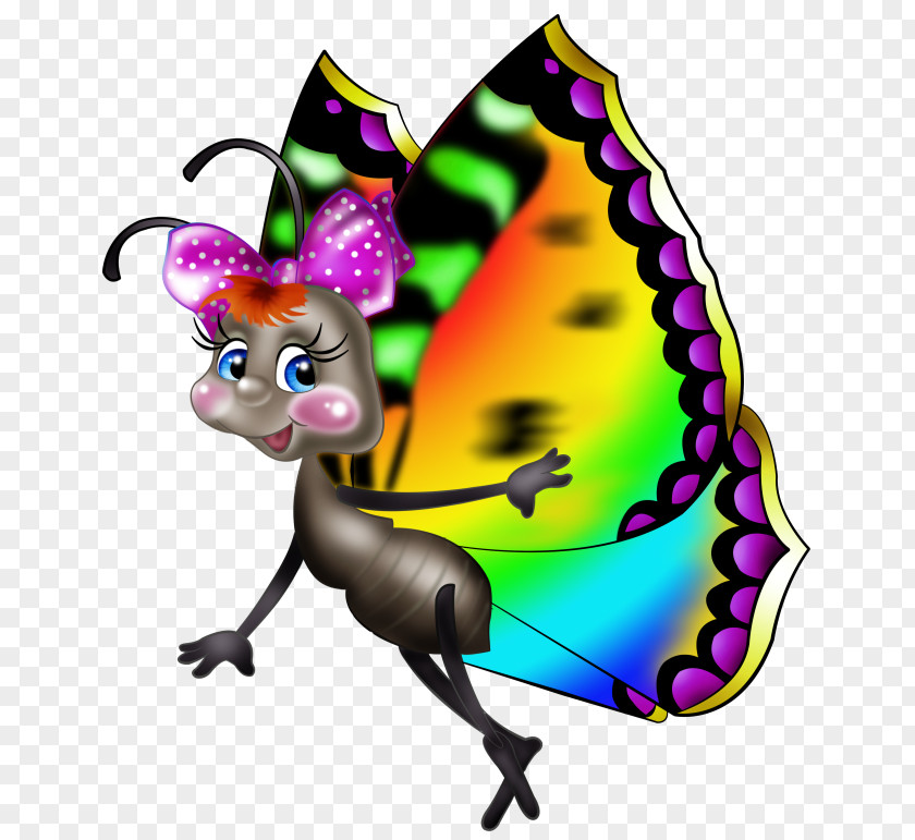 Butterfly Cartoon Insect Clip Art PNG