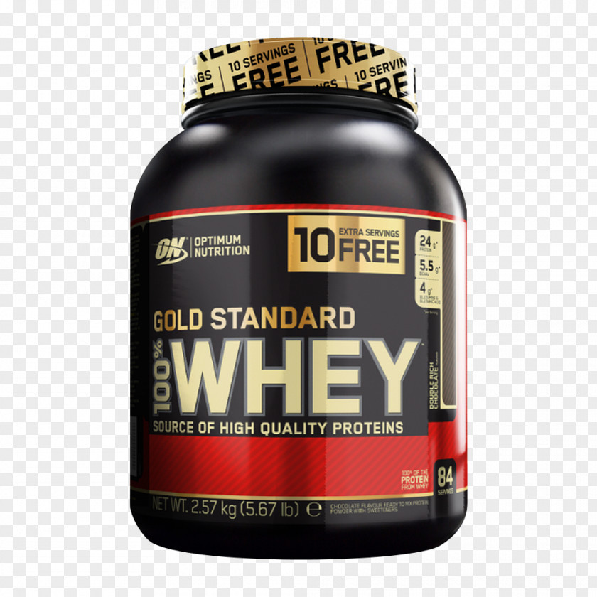 Free Whey Dietary Supplement Optimum Nutrition Gold Standard 100% Protein PNG