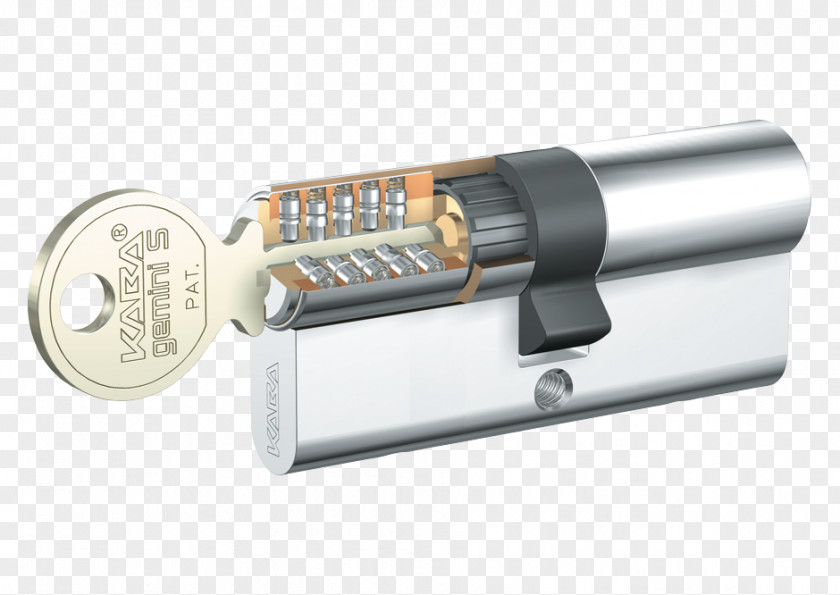 Kaba Dormakaba Key Pin Tumbler Lock Cylinder PNG
