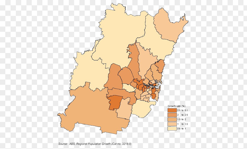 Map Population Growth Parramatta Western Sydney University PNG