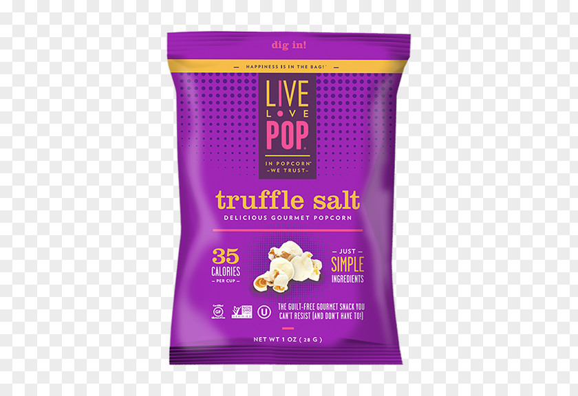 Popcorn Flavor Truffle Salt PNG
