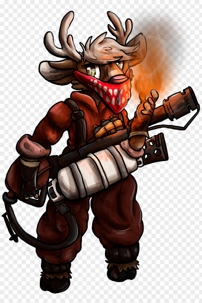 Reindeer Cartoon Weapon Mercenary PNG