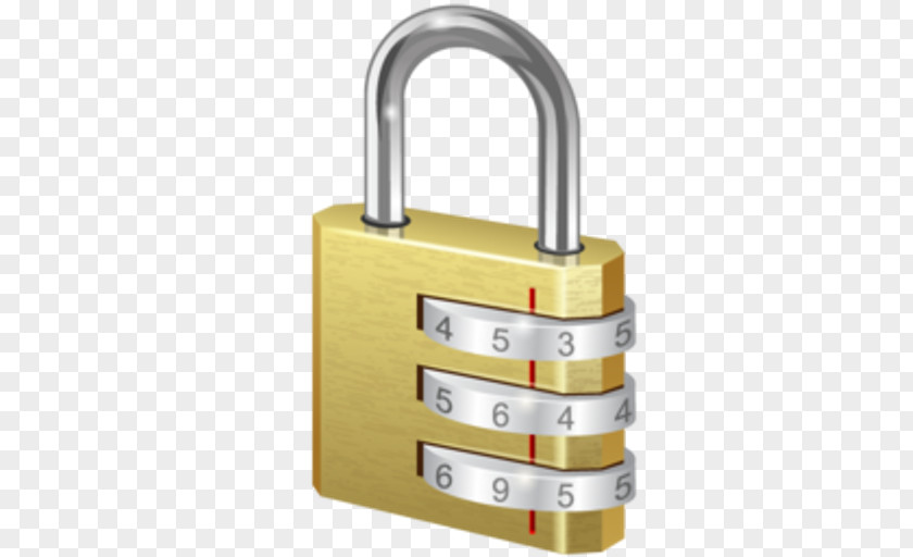 Windows 7 User Interface Padlock PNG