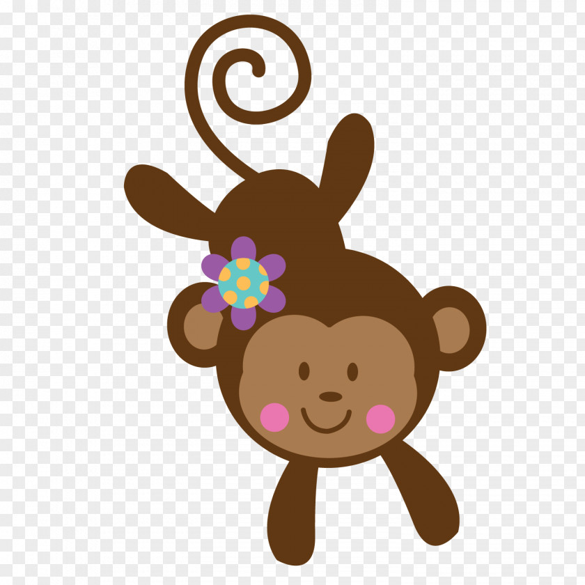 Creative Monkey Nursery Wall Decal Room Wallpaper PNG