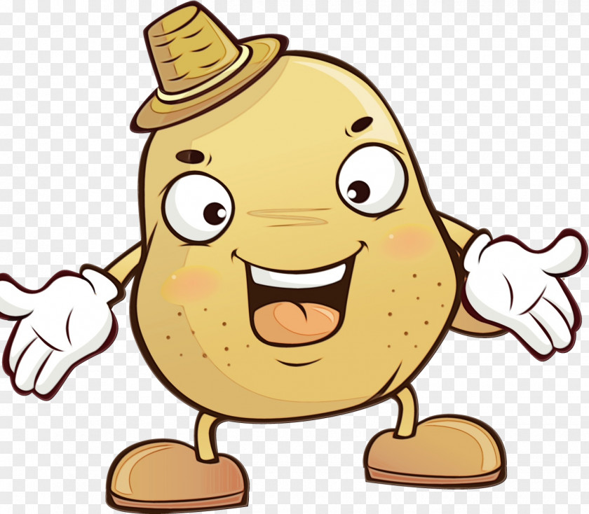 Solanum Smile Potato Cartoon PNG