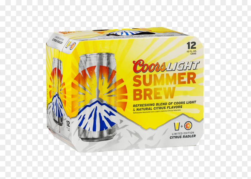 Beer Coors Light Molson Brewing Company Shandy PNG