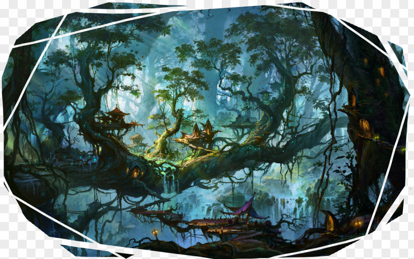 Fantasy City Desktop Wallpaper Forest Mobile Phones PNG