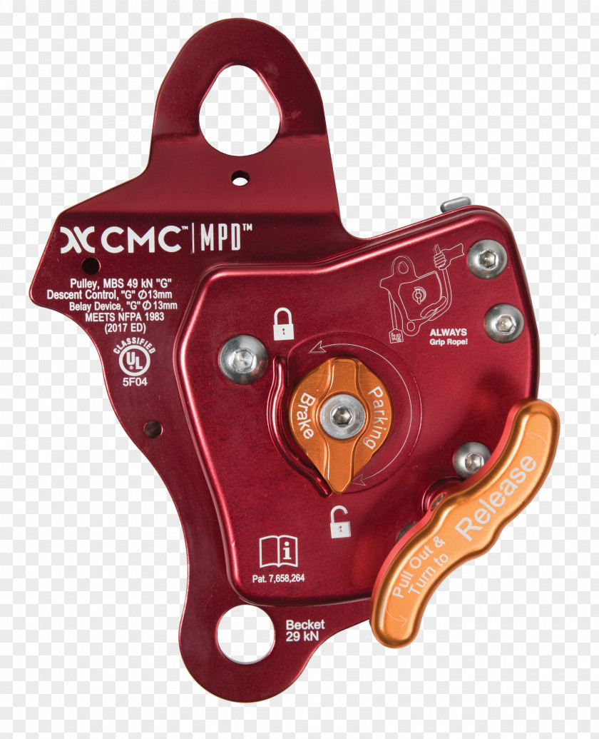Multi Purpose Rope Rescue Access Technical Pulley PNG