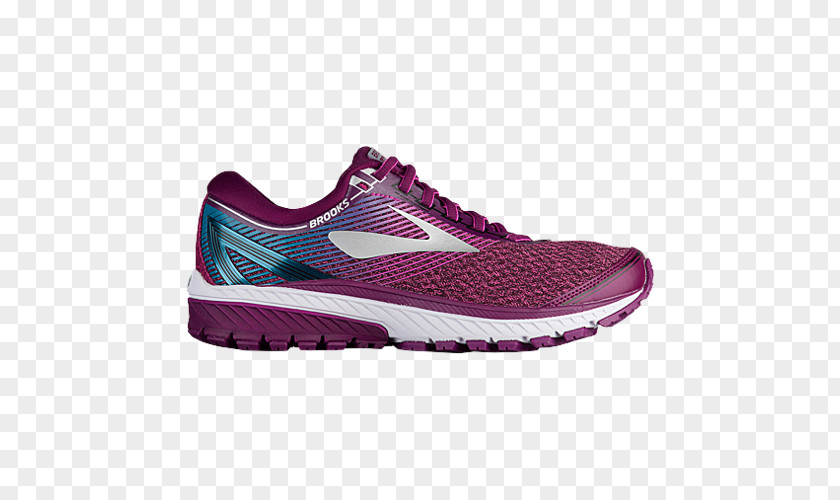 Purple Brooks Women's Ghost 10 Sports Shoes Teal PNG