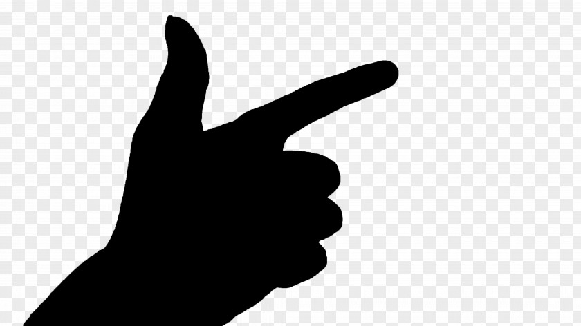 Blackandwhite V Sign Thumb Finger PNG