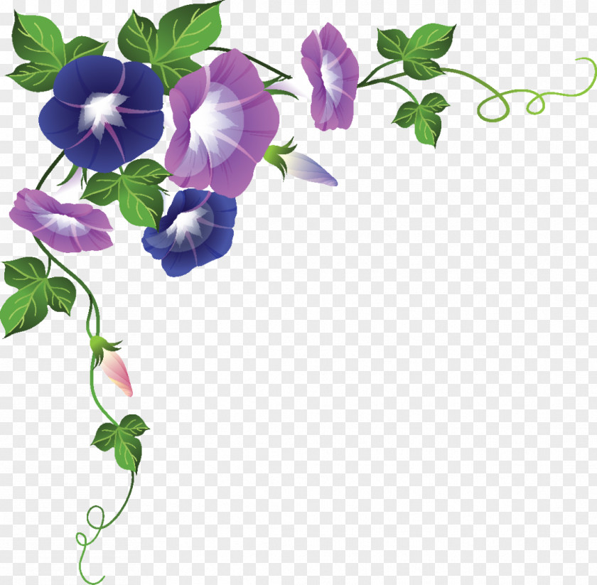 Flower Paper Borders And Frames Clip Art PNG