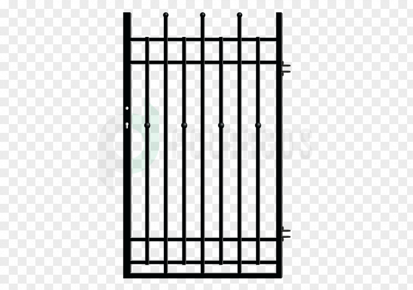 Gate Wicket Wrought Iron Metal Fence PNG