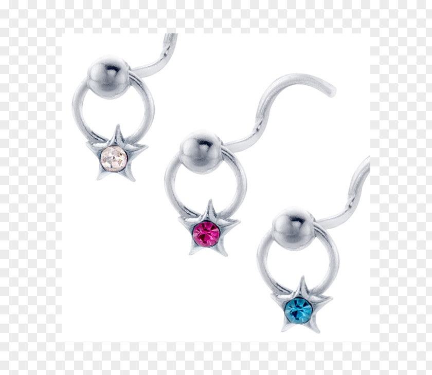 Jewellery Earring Body Silver Nose Piercing PNG