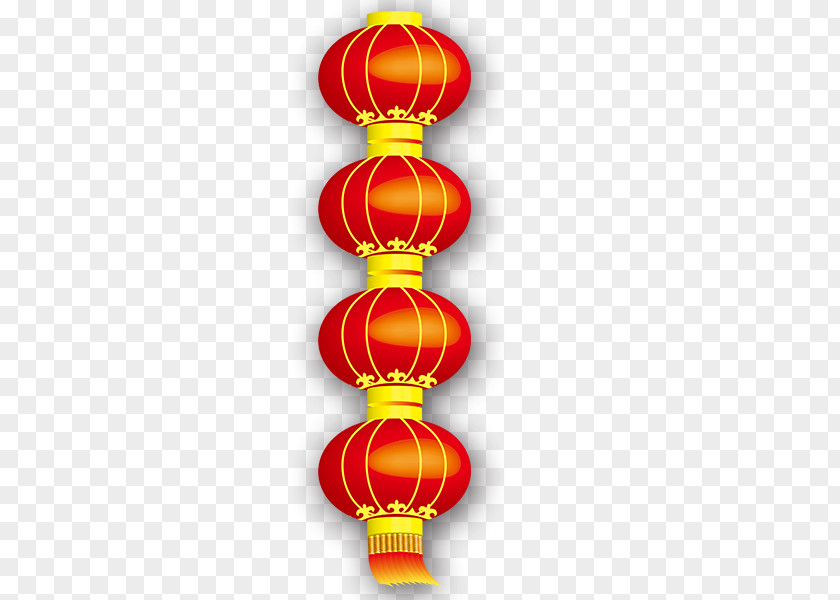 New Year Spring Festival Chinese Red Lanterns String Lantern PNG