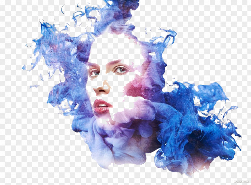 Blue Water Mist Beautiful Illustration Adobe Systems Photography Software PNG