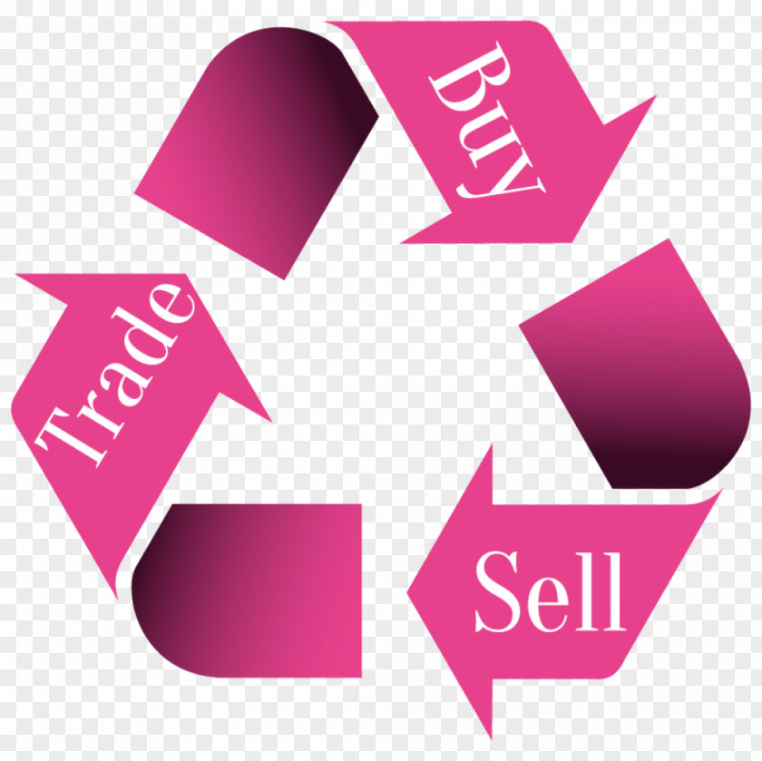 Buying And Selling Paper Recycling Symbol PNG
