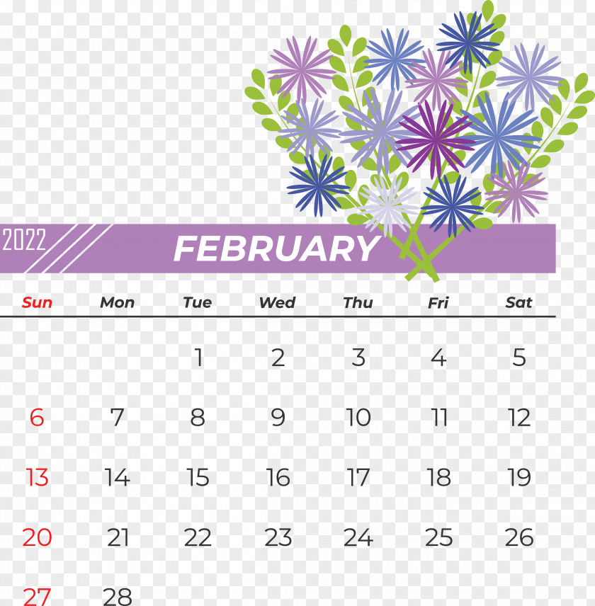 Calendar Yearly Calender Flower 2022 PNG