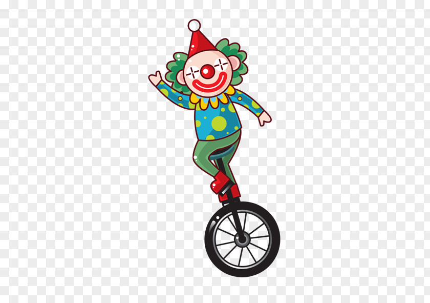 Cartoon Clown Circus PNG