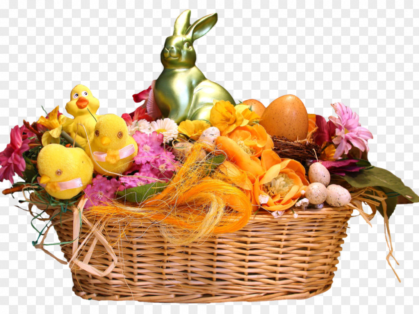 Easter Basket Egg PNG