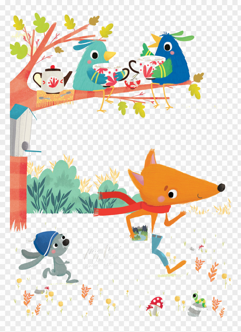 Help Small Fox Messenger Illustrator Illustration PNG