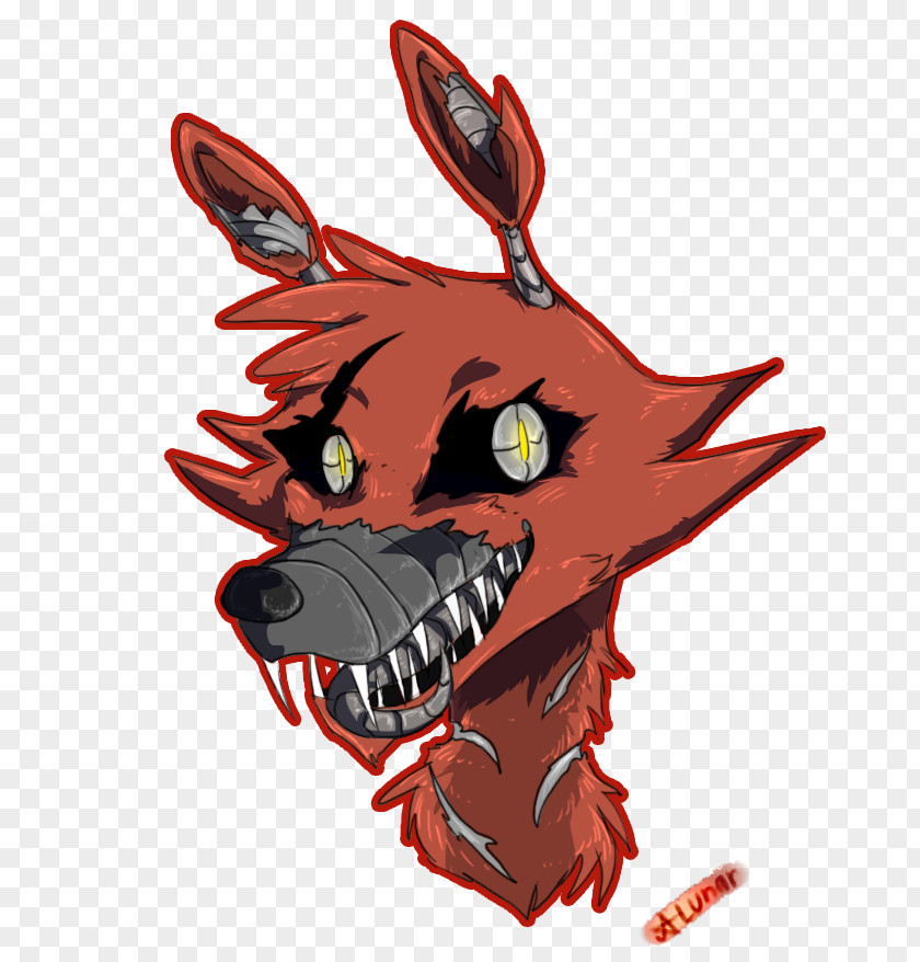 Nightmare Foxy Five Nights At Freddy's 4 Fan Art Drawing PNG