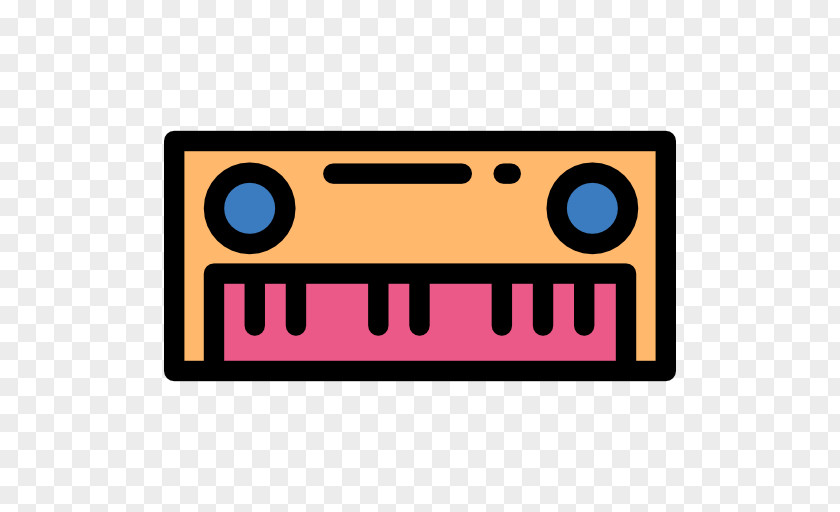 Radio Keyboard Piano Icon PNG
