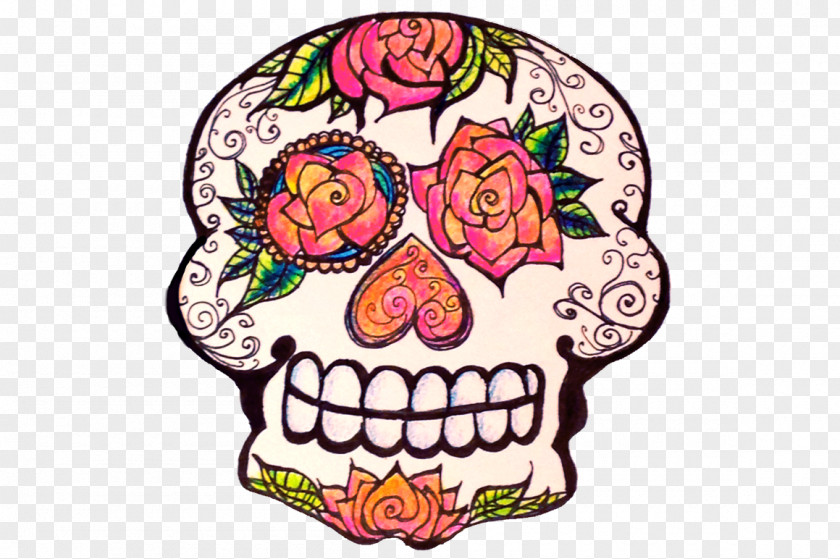 Skull Calavera Day Of The Dead Clip Art PNG