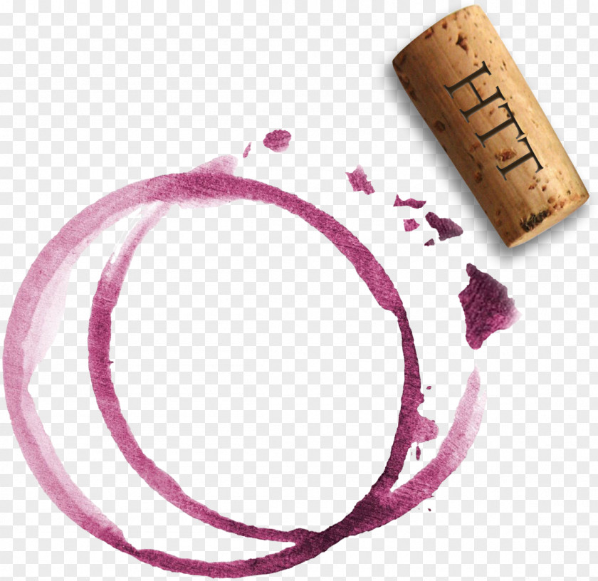 Tasting White Wine Zinfandel Stain Ring PNG