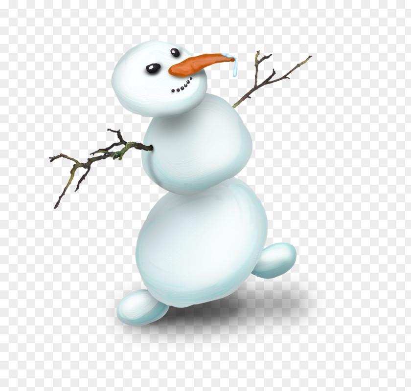 Winter Snowman PNG