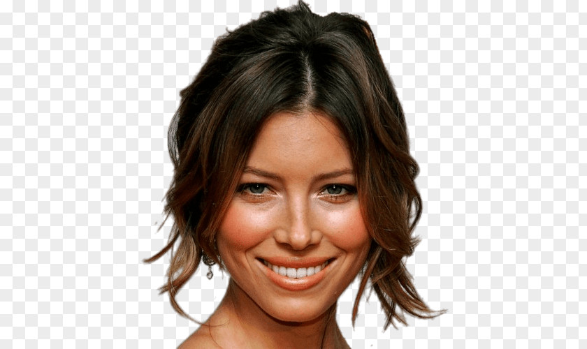 Actor Jessica Biel Layered Hair Feathered Paleolithic Diet PNG