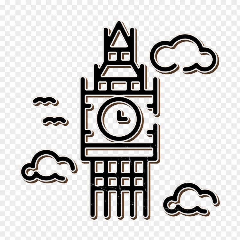 Big Ben Icon London Travel PNG