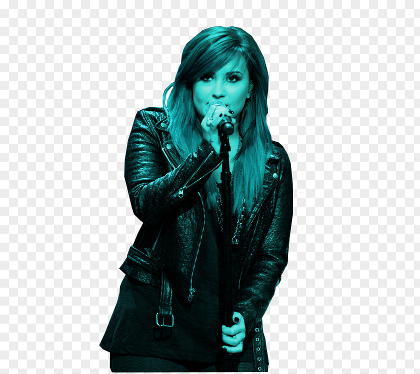 Demi Lovato Smurfette Blue Hair Ombré PNG