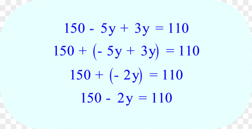 Handwritten Mathematical Problem Solving Equations Equation Like Terms Mathematics PNG