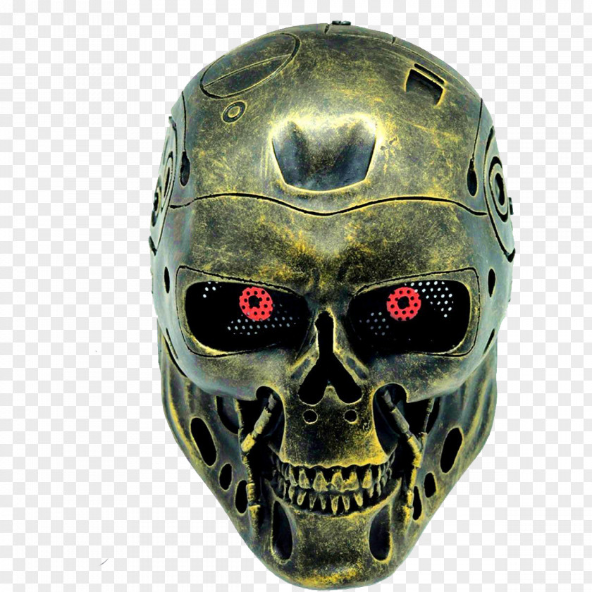 Terminator Mask Paintball Airsoft Halloween PNG
