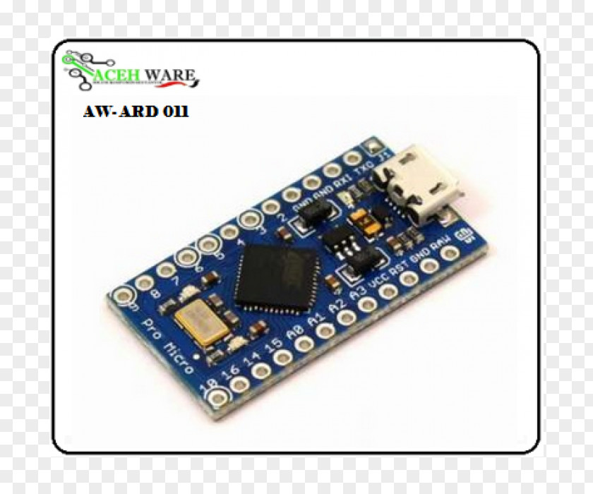 Arduino Leonardo Micro Microcontroller Electronics ATmega328 PNG