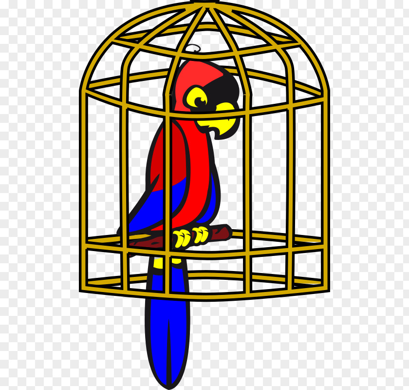 Birdcage Parrot Clip Art PNG