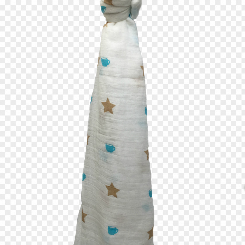 Drying Baby Clothes Dress Neck Turquoise PNG