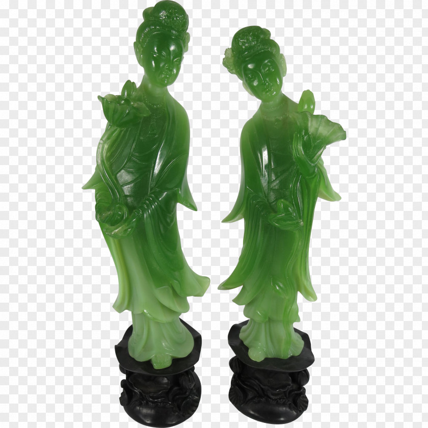 Kuan Yin Figurine Statue PNG