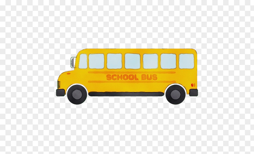 Minibus Toy School Bus Drawing PNG