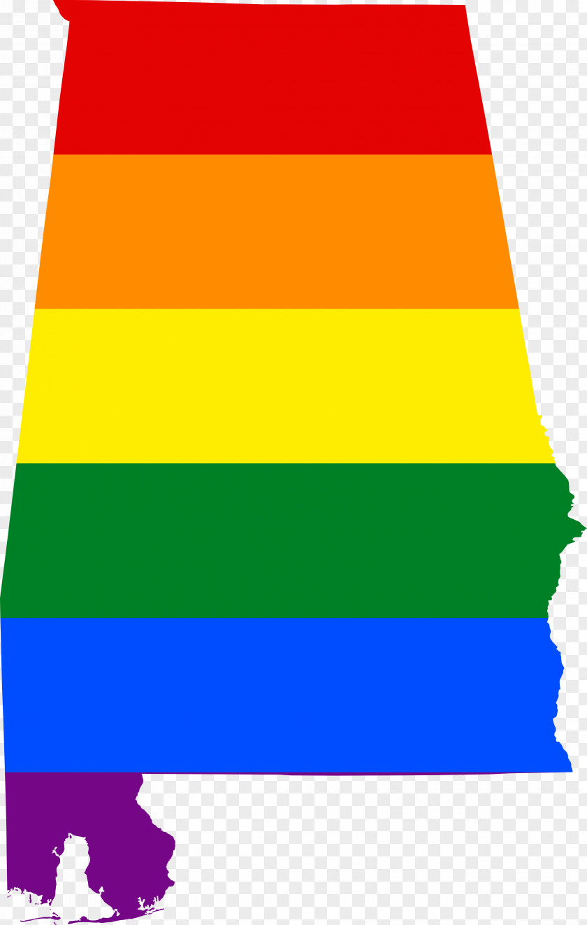 Rainbow Flag Of Alabama Map Wikimedia Commons PNG