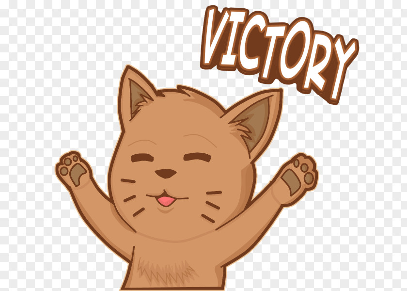 Victory Kitten PNG