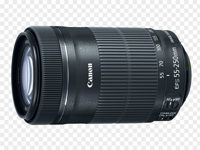 Camera Lens Canon EF Mount EF-S EOS 55–250mm PNG