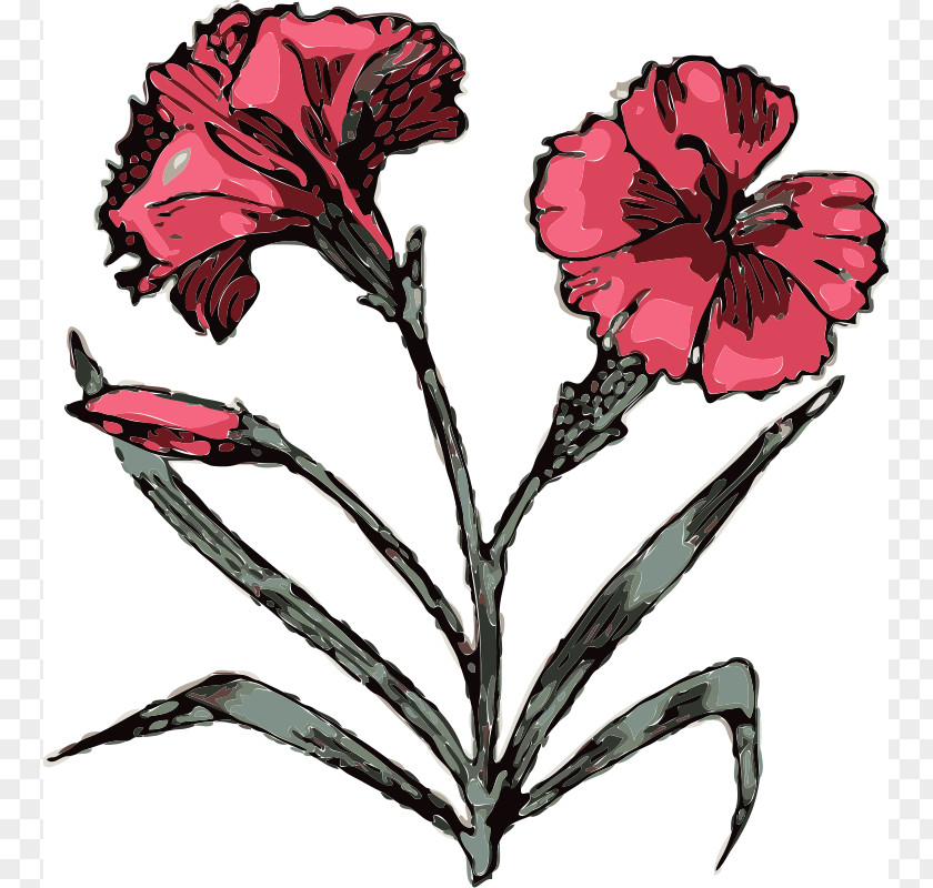 Carnation Flower Tattoo Designs Free Content Clip Art PNG