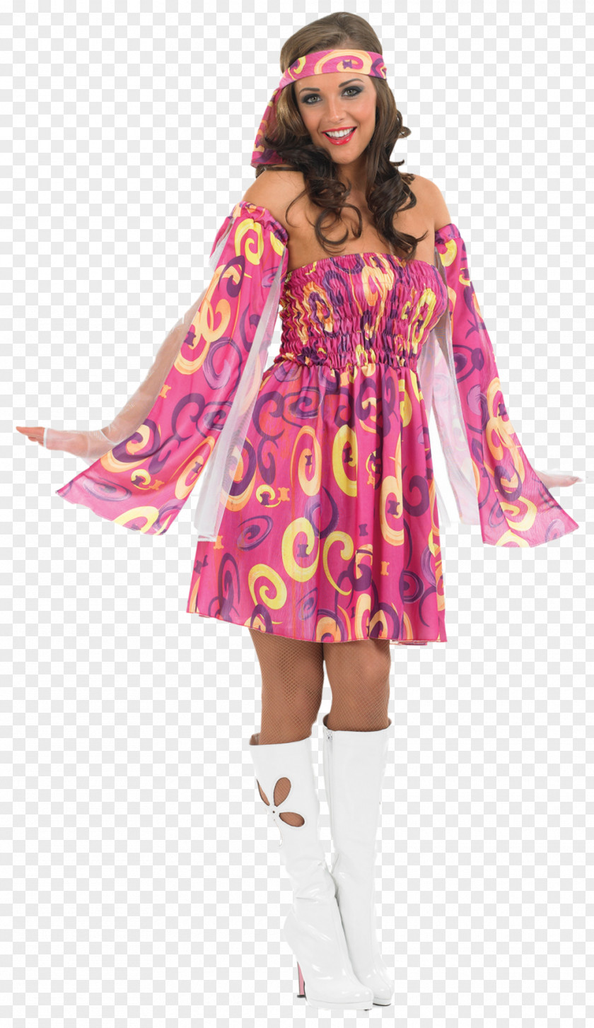 Fashion Flower 1960s 1970s Costume Party Clothing PNG