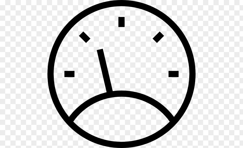 Speedometer Smiley Frown Emoticon Sadness Clip Art PNG