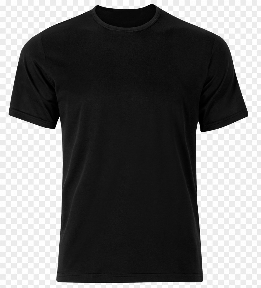 Black T Shirt T-shirt Polo Clothing Sleeve PNG