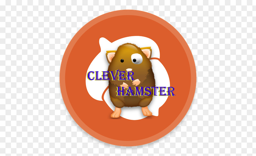 Hamster Rodent Logo Cartoon Font PNG