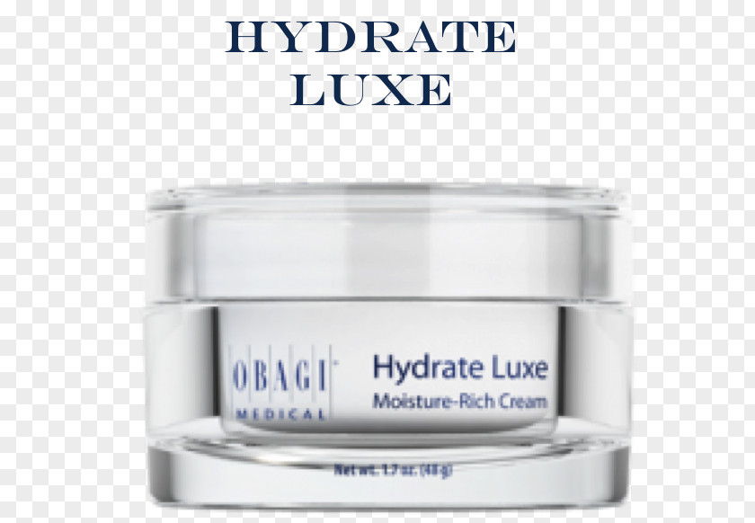 Hydrate Obagi Facial Moisturizer Luxe Skin Care Medical PNG
